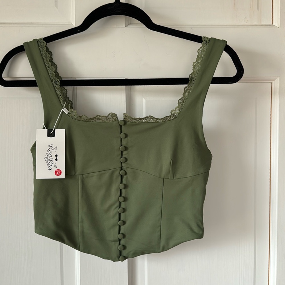 Reoria Bustier Cropped Top Medium
